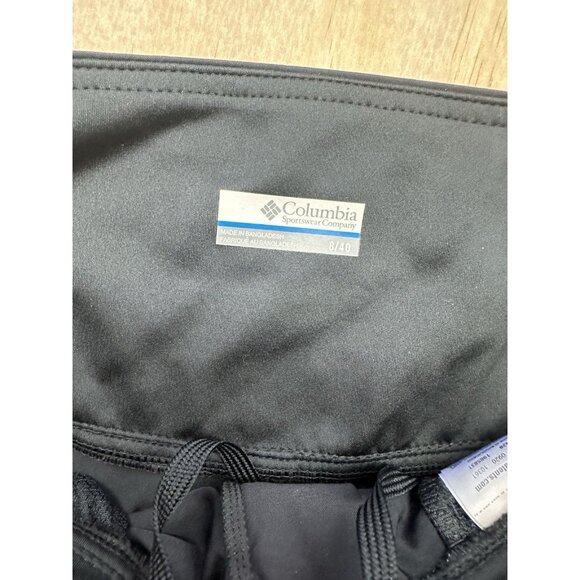 Columbia Black Nylon Bermuda Shorts Size 8 Stretch Hiking Outdoor Women’s - Picture 2 of 5